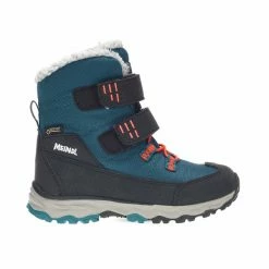 Bester Verkauf 🔥 Meindl ALTINO JUNIOR GTX Kinder - Winterstiefel Petrol/orange 🔔